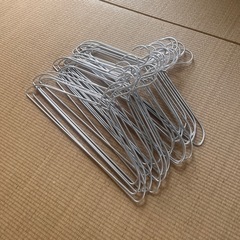 無印良品　アルミ洗濯ハンガー　幅約42cm　25本セット