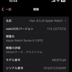 「売れました」激安　Apple Watch series6 44mm常時点灯高額ベルト付きの画像