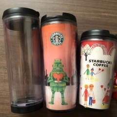 used スターバックス タンブラー プラスチック ボトル セット