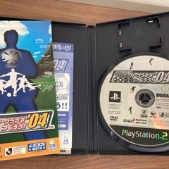 【中古品】 playstation 2 プレイステーション2  カセット ソフト プロサッカークラブを作ろう04の画像