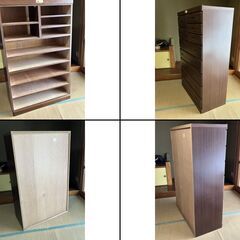[美品] タンス ケース内4面桐？ 縦×横×奥行 140cm×90cm×45cmの画像