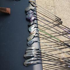 ゴルフバッグ+クラブいろいろの画像