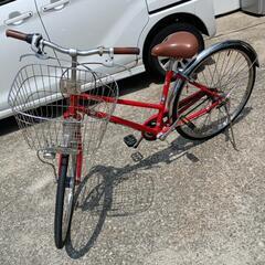 USED【BRIDGESTONE】自転車　赤色