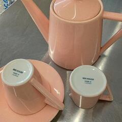 0620-018  BEE HOUSE 　ビーハウス　日本製品　デザインティーポット　カップ　セットの画像