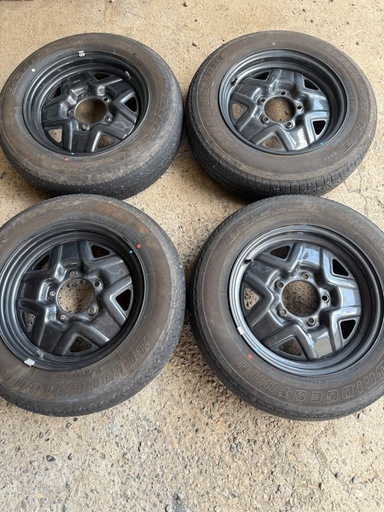 【
4本セット】スズキ ジムニー JB64W 純正 スチール 鉄ホイール 鉄チン 中古品 16インチ 5.5J インセット