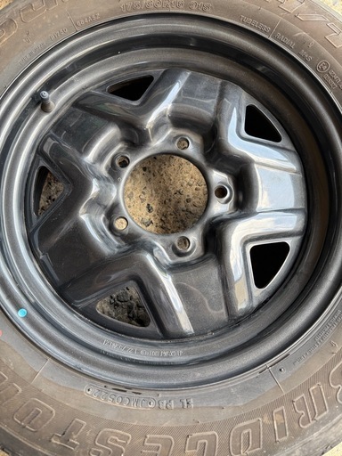 【
4本セット】スズキ ジムニー JB64W 純正 スチール 鉄ホイール 鉄チン 中古品 16インチ 5.5J インセット