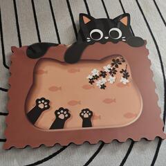 ネコの絵 アートパネル 装飾画  飾り絵 玄関 