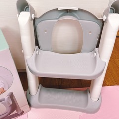 トイレトレーナー　補助便座　トイトレ　新品クッションの画像