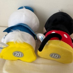 ディズニー ミッキー ドナルド ぬいぐるみの画像