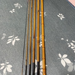 和竿　竹竿　竿孝作　6本継　3m90㎝
