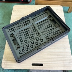【済】天馬 折りたたみバスケット カーキの画像