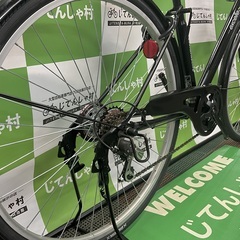 【成約済】【No.37】特価‼︎前後タイヤ新品で整備済‼︎6段ギア/27インチ自転車/ブラックの画像