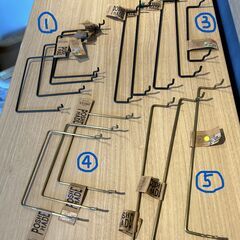 有孔ボード用フック《ハンガーフック》の画像