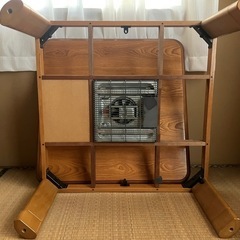 天然木家具調こたつ　継脚つき　の画像