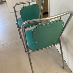 昭和レトロ　チェア2脚の画像