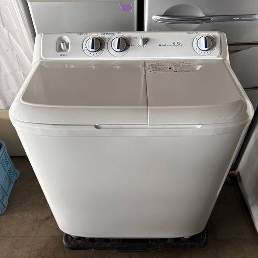 ハイアール 2槽式洗濯機 
二槽式洗濯機 新品糸くずフィルター付 JW-W55E 2016年製　5.5kg