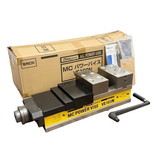 ◯新品/正規品■30.7万 北川鉄工所 MCパワーバイス VEタイプ VE160N 超低床スチールバイス 機械加工 マシニング 口金160mm■ジモティ姫路