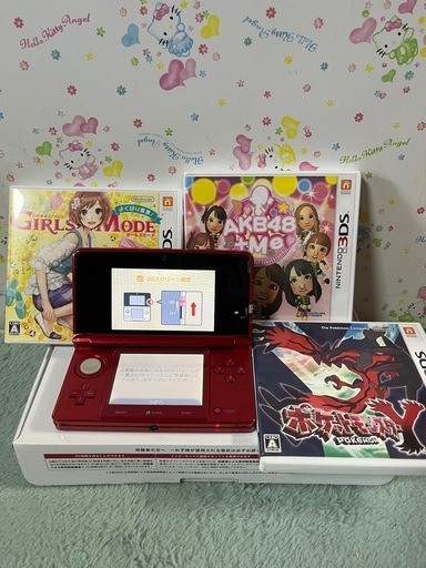 3DS本体　箱付き　ソフト3本