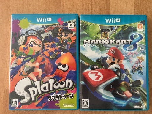 スプラトゥーンとマリオカート8ソフト (まなぽん) 七里のテレビ