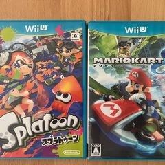 スプラトゥーンとマリオカート8ソフト