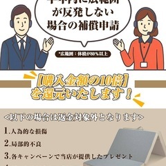 【大特価】折りたたみマットレス 厚さ10cm高反発 硬め190N 密度36Dの画像