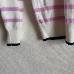 ⬜︎【GU】ボーダー　カーディガン Mの画像
