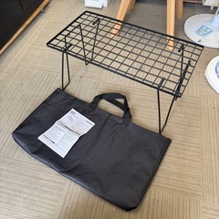 【超美品‼️】定価2,990円♪ ニトリ 折りたたみ アウトドアラック NJL 収納バッグ付き♪の画像