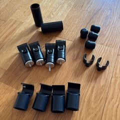 イレクターパイプとジョイント金具諸々の画像