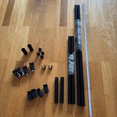 イレクターパイプとジョイント金具諸々