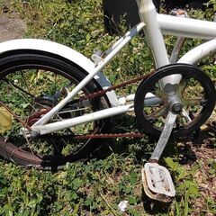◆ミニベロ　お父さんバイク◆　ソフトバンク　ジャンク品 自転車 16インチの画像