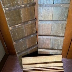 手作り棚　棚板　分解済み