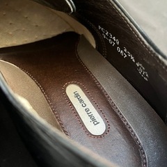 Pierre Cardin ピエールカルダン　25.5cm　メンズ　シューズ　黒　紐付　革靴の画像