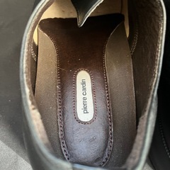 Pierre Cardin ピエールカルダン　25.5cm　メンズ　シューズ　黒　紐付　革靴の画像