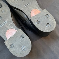 Pierre Cardin ピエールカルダン　25.5cm　メンズ　シューズ　黒　紐付　革靴の画像
