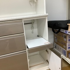 【お値下げしました！】ニトリ　レンジボード　スライド台　アルミナの画像