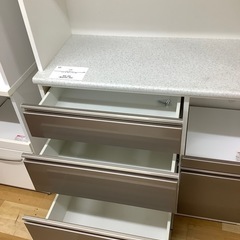 【お値下げしました！】ニトリ　レンジボード　スライド台　アルミナの画像