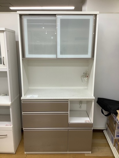 【お値下げしました！】ニトリ　レンジボード　スライド台　アルミナ