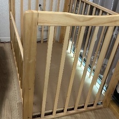 【無料でお譲りします】ベビーベッド