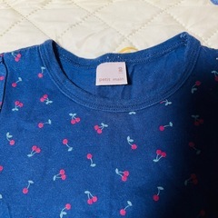 【まとめ売り】保育園着petit main チェリー柄 Tシャツ　女の子　80の画像