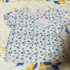 【まとめ売り】保育園着petit main チェリー柄 Tシャツ　女の子　80の画像