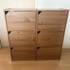 カラーボックス（蓋付き）