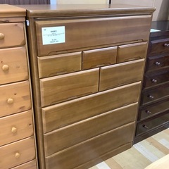 【トレファク　ラパーク岸和田店】新城家具　6段チェスト　木製　ナ...