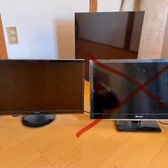 シャープAQUOS 40型と24型