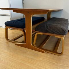 無印良品　ダイニングテーブル　ベンチソファセット