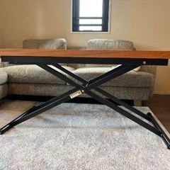 【6/28,29引取限定】ニトリ　昇降テーブルの画像