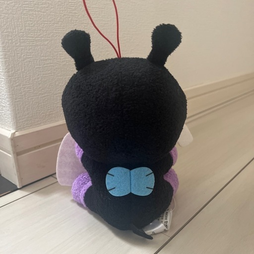 バイキンマンのぬいぐるみがお好きなバルーン持ってお祝いして
