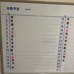 ホワイトボードの画像