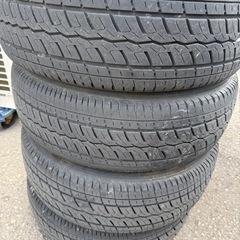 ハイエース　17インチ　トーヨータイヤ　TOYO H20 PREMIXアルミホイールのセットの画像