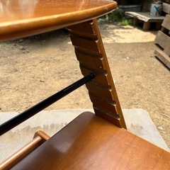 天然木製の子ども用ダイニングチェア　ナチュラル家具　子ども椅子の画像