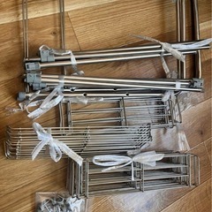 ニトリ シンク下ワイヤーラック スリム WIRE30 ２セットの画像